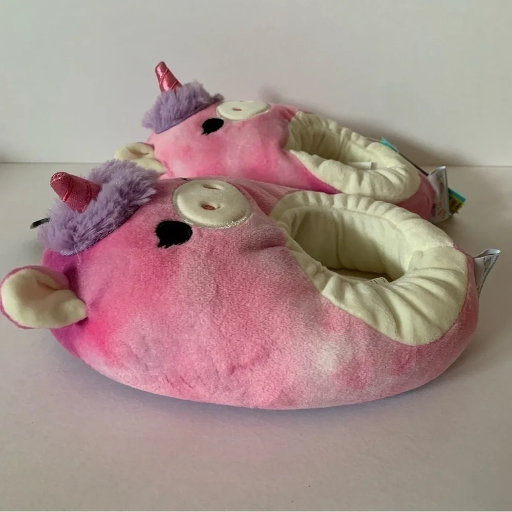 NWT. SQUISHMALLOWS Lola The Unicorn Slippers